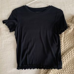 American Eagle Lettuce Edge Tee